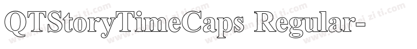 QTStoryTimeCaps Regular字体转换